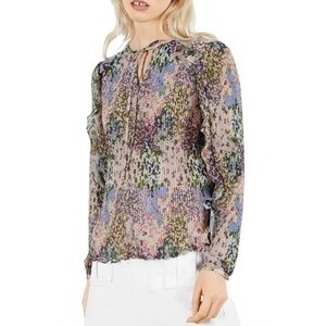 Ted Baker Woven Ditzy Floral Top Size 1/ US 4